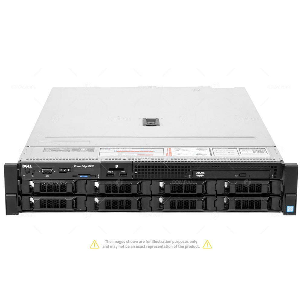 Dell PowerEdge R730 8LFF 2x Xeon E5-2680 V4 128 GB RAM + RAILS